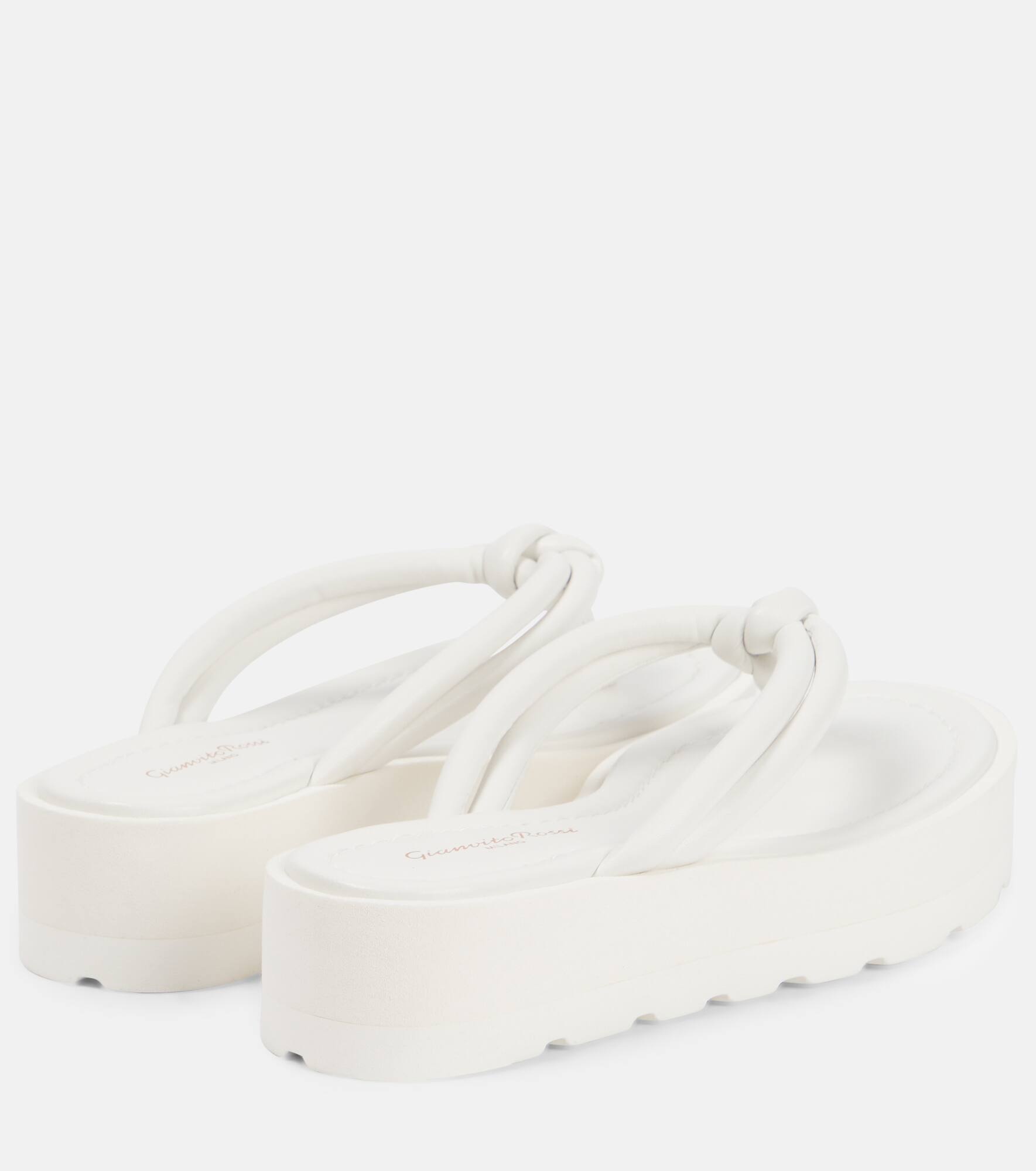 Leather thong sandal - 3