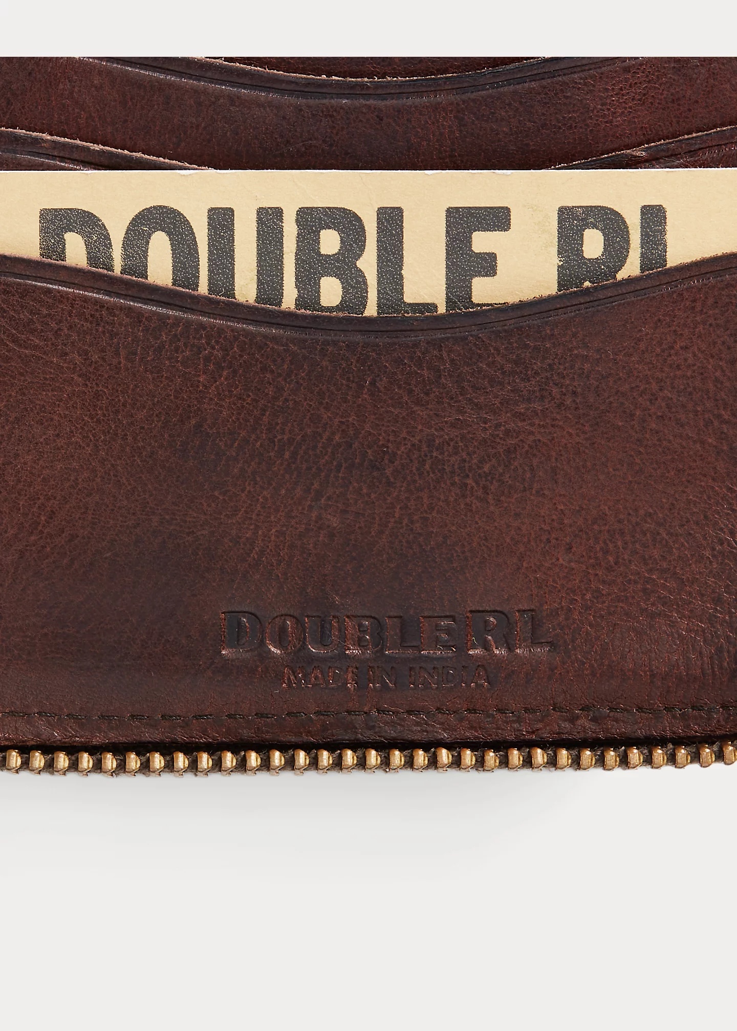Leather Zip Wallet - 4