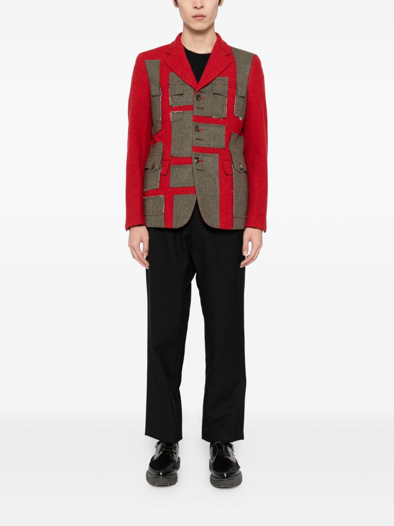 Comme des Garçons Homme Plus patch-work jacket outlook