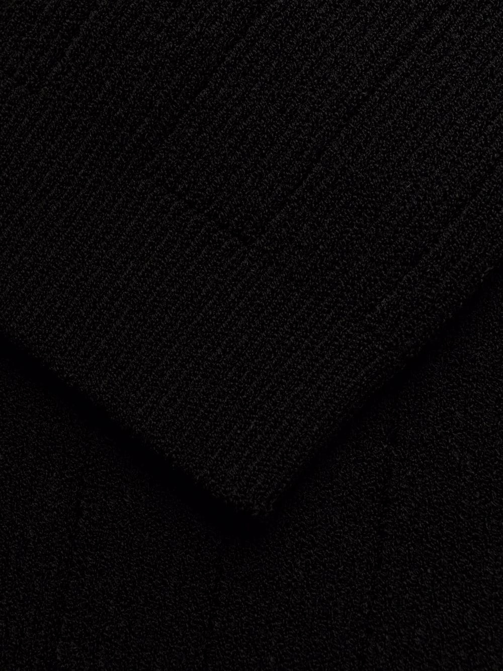 backless knitted dress - 8