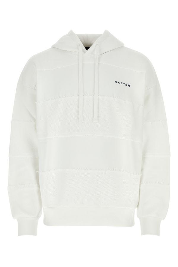 White cotton oversize sweatshirt - 1