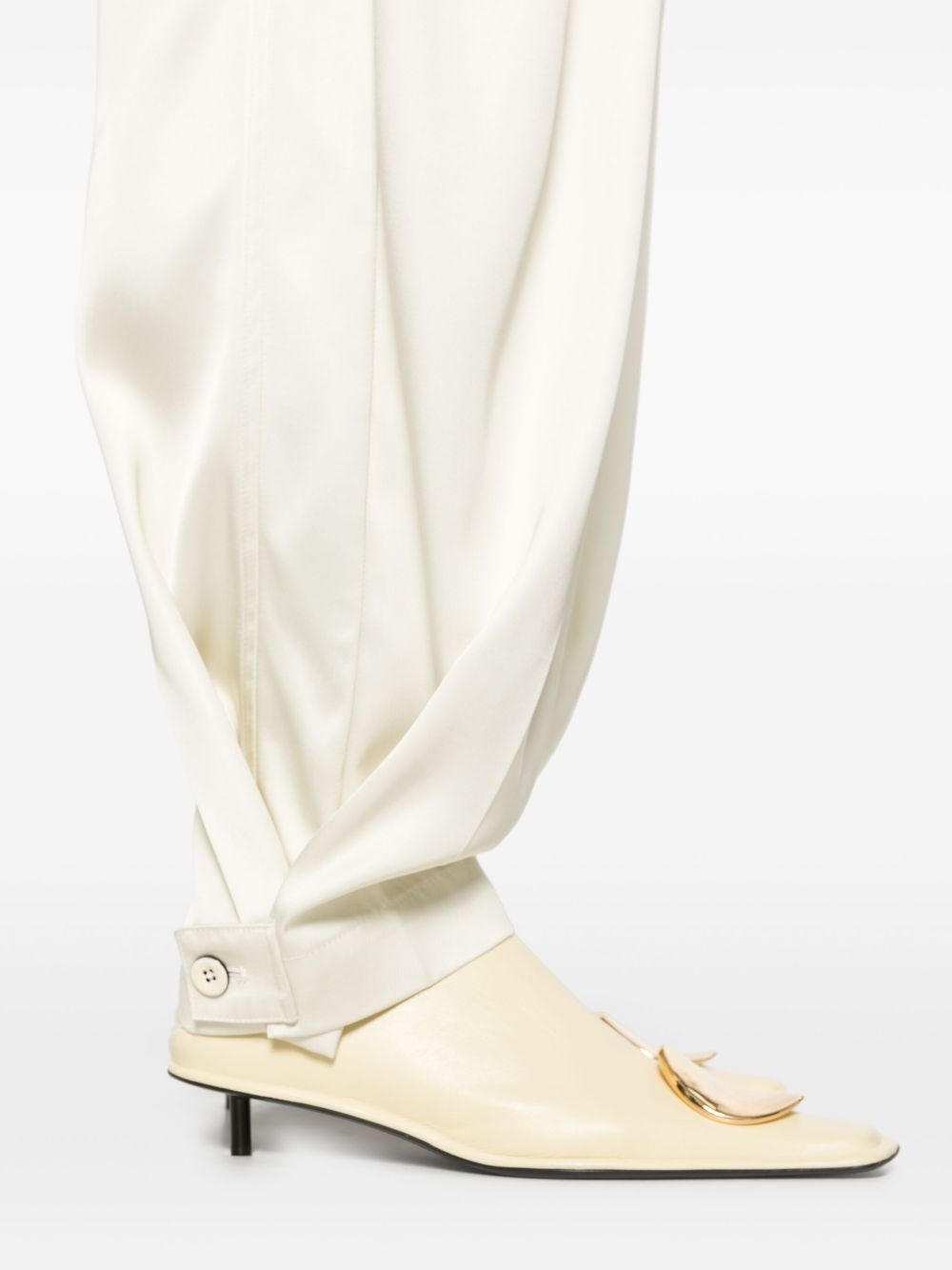 pleated palazzo trousers - 5