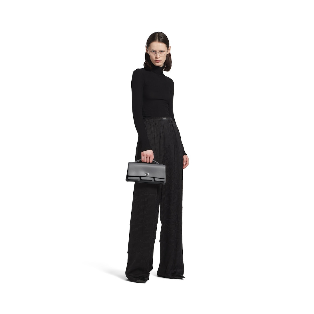Women's Bel Air Small Clutch On Strap  in Grey - 7