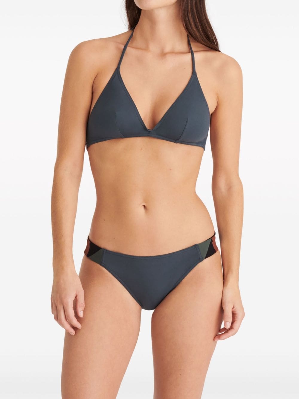 Cubisme triangle bikini top - 3