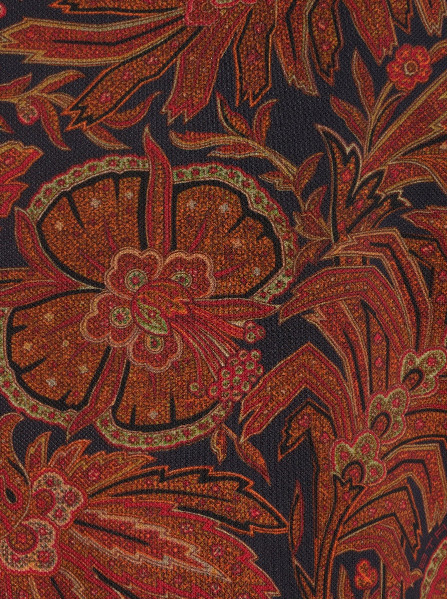 FLORAL FOLIAGE POLO SHIRT - 6