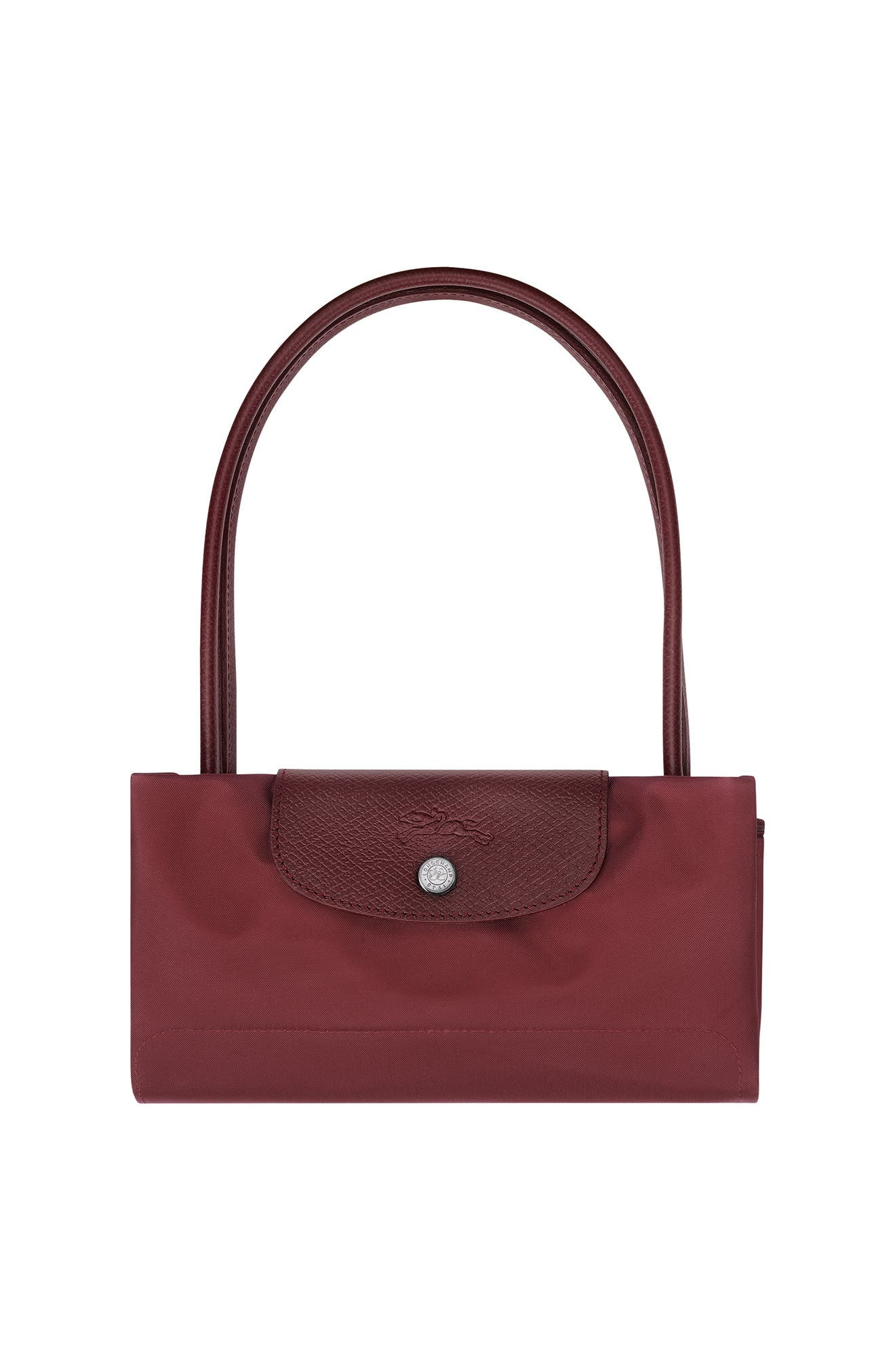 Longchamp Medium Le Pliage Green Recycled Canvas Shoulder Tote Bag in Pomegranate at Nordstrom - 7