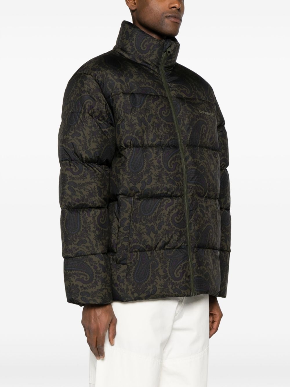 Springfield paisley-print puff jacket - 3