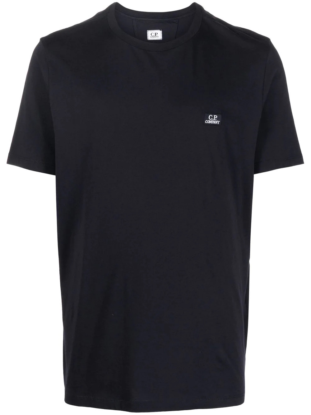 logo-embroidered cotton T-shirt - 1