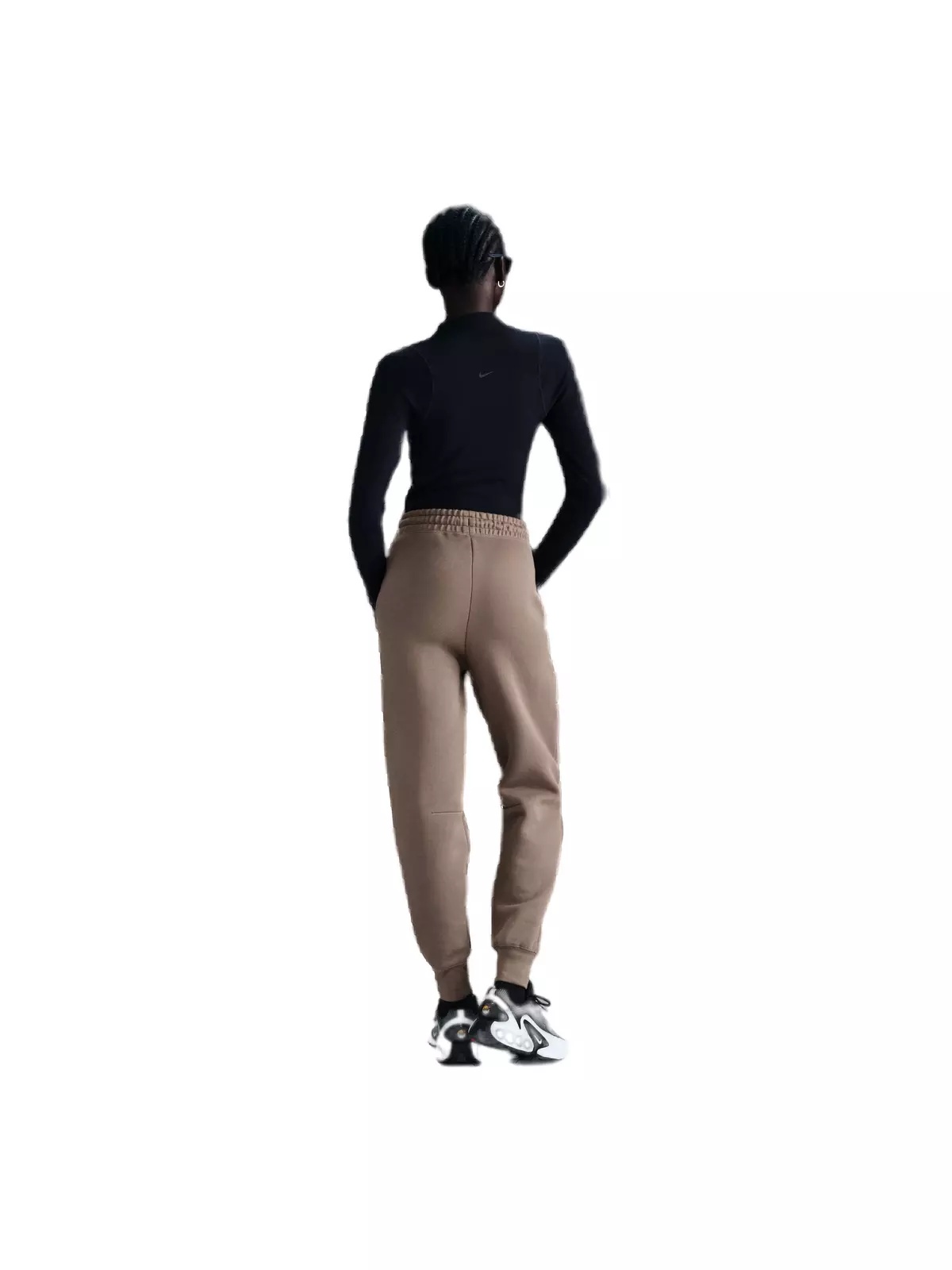 Women's Sportswear Tech Fleece Mid-Rise Joggers - Brown - 4