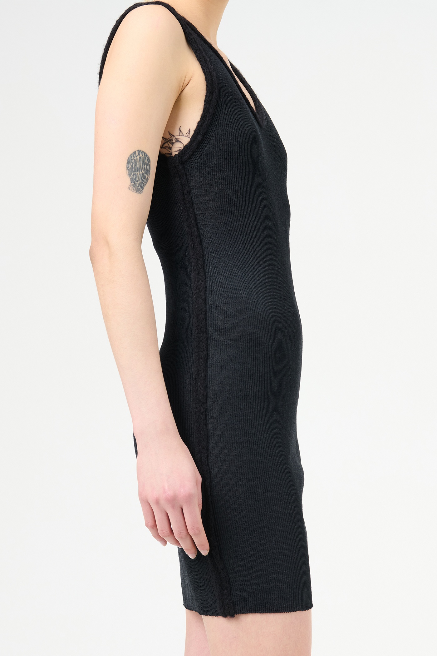 Sleek Dress Black Alluring Tech - 4