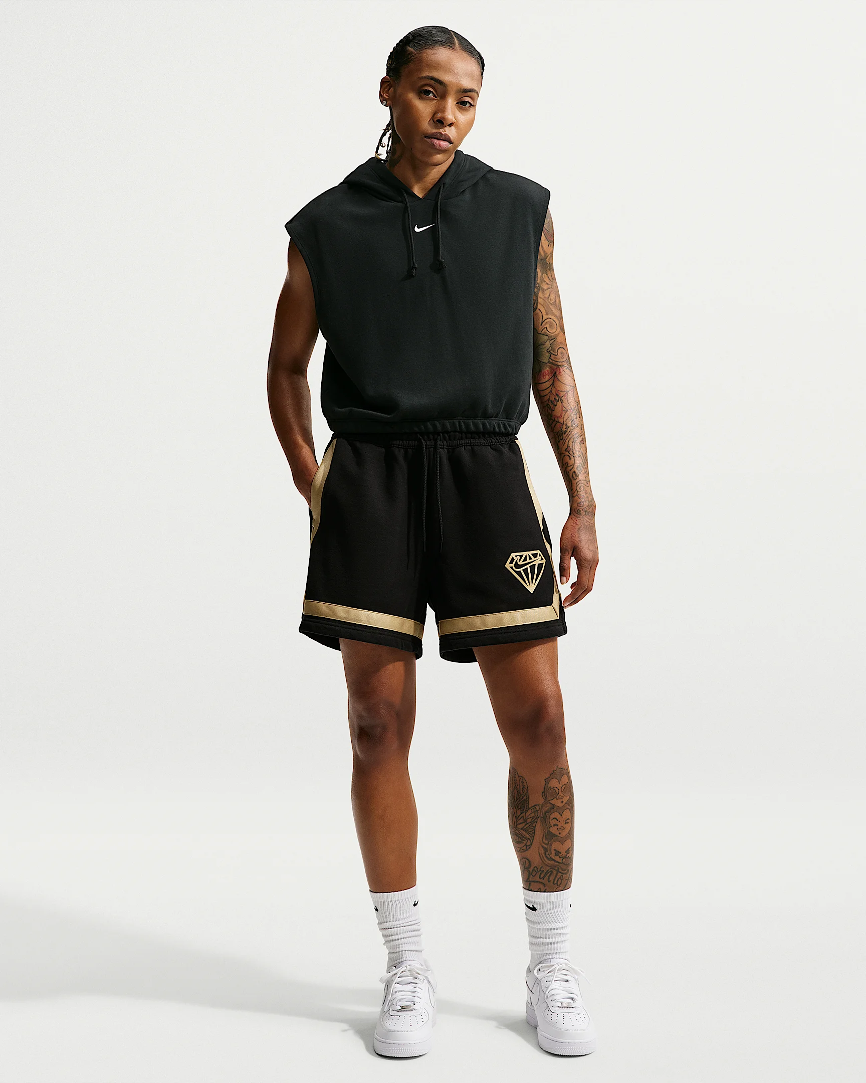 Nike Crossover Women's 5" Fleece Basketball Shorts - 1