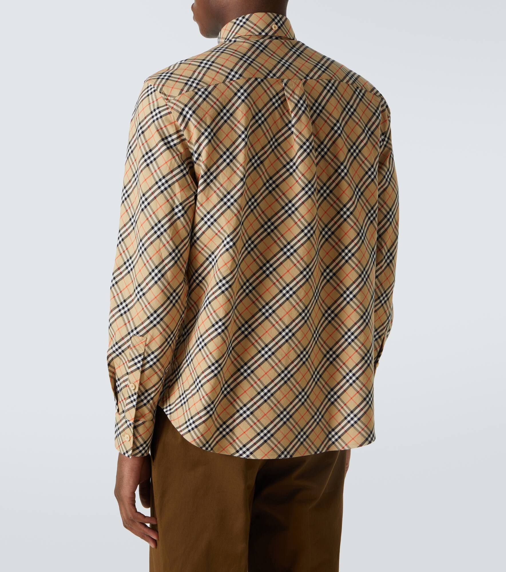 Burberry Check cotton poplin shirt - 4