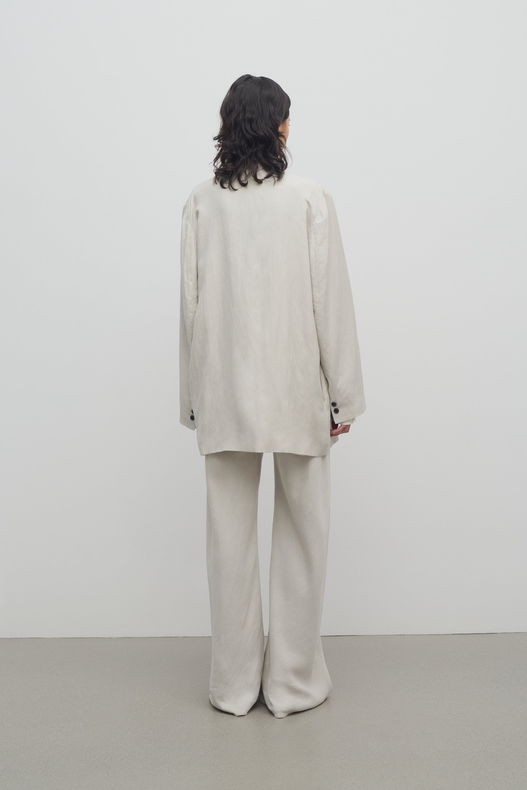 Gala Pant in Silk and Linen - 5
