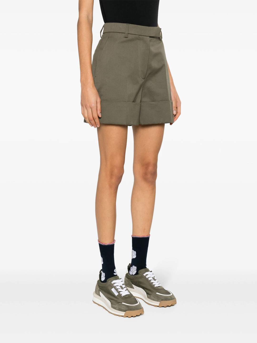 Cotton Twill Sack Shorts - 3