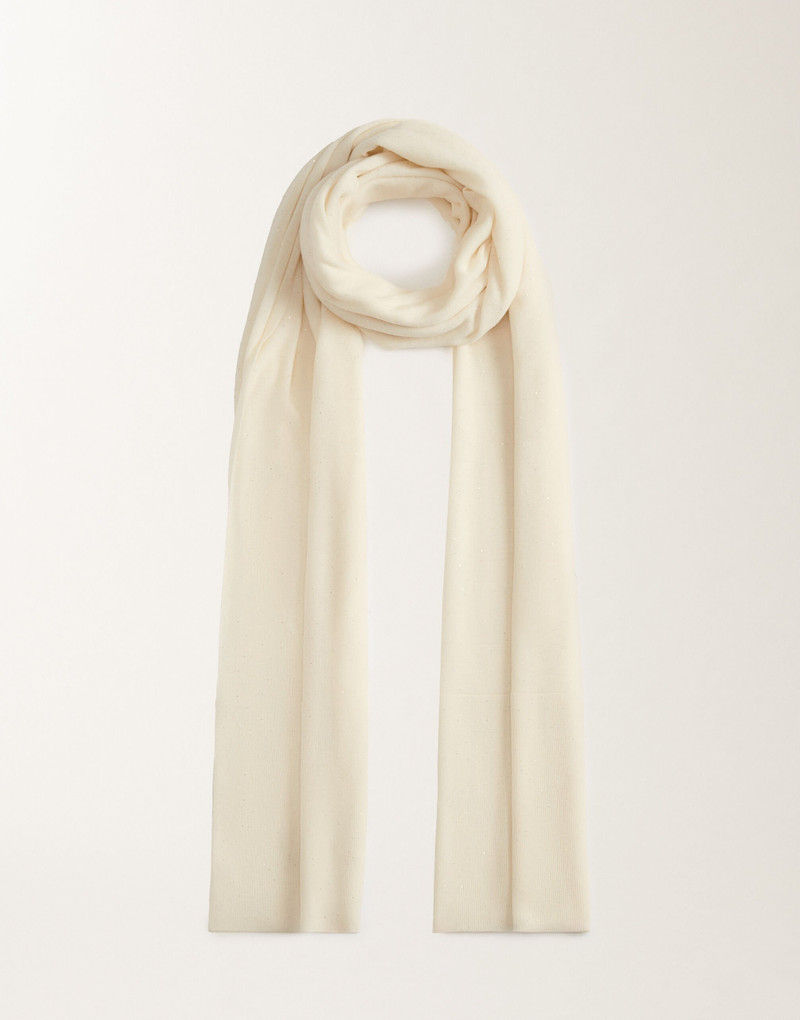 Wool scarf with sequins 1