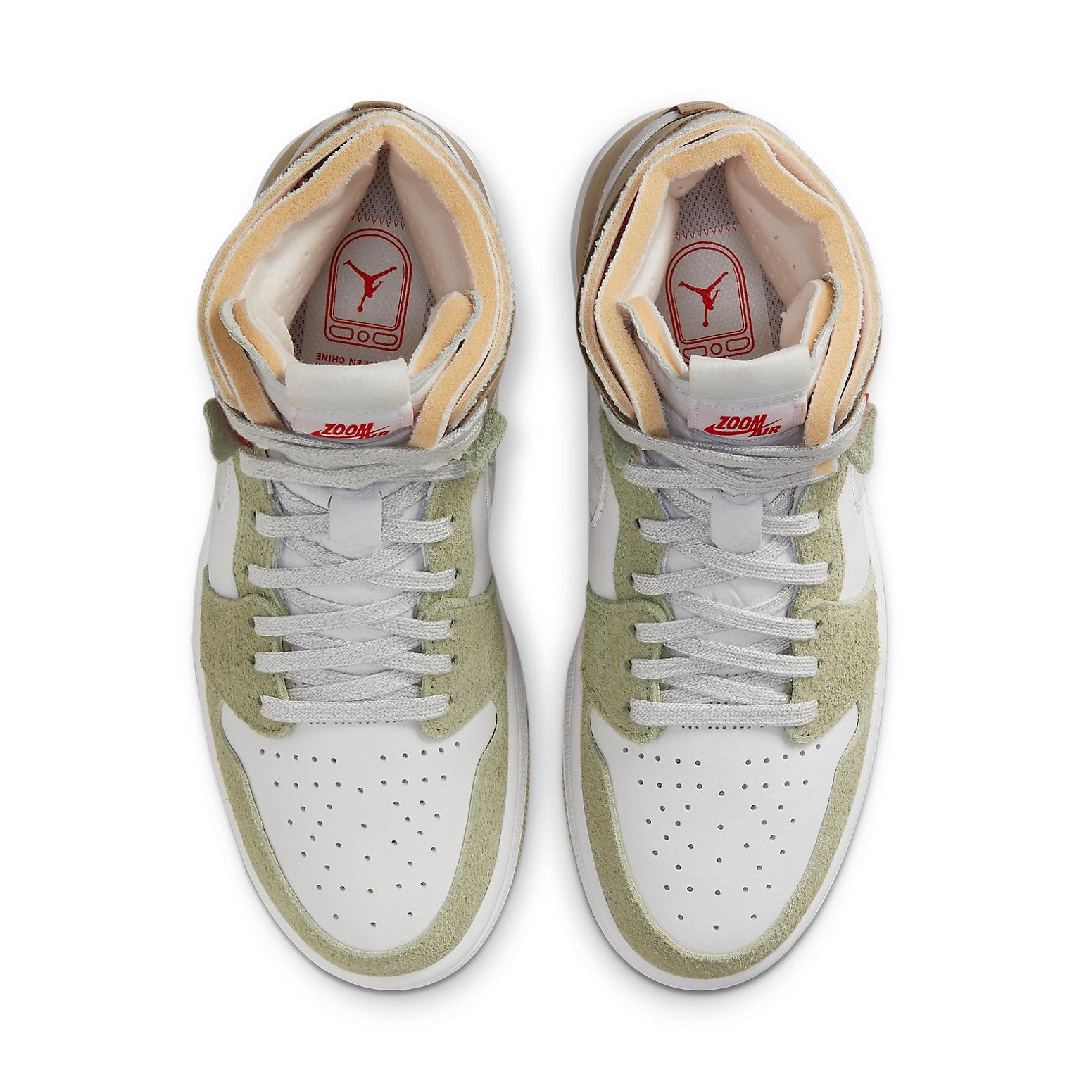 (WMNS) Air Jordan 1 High Zoom Comfort 'Olive Aura' CT0979-102 - 4