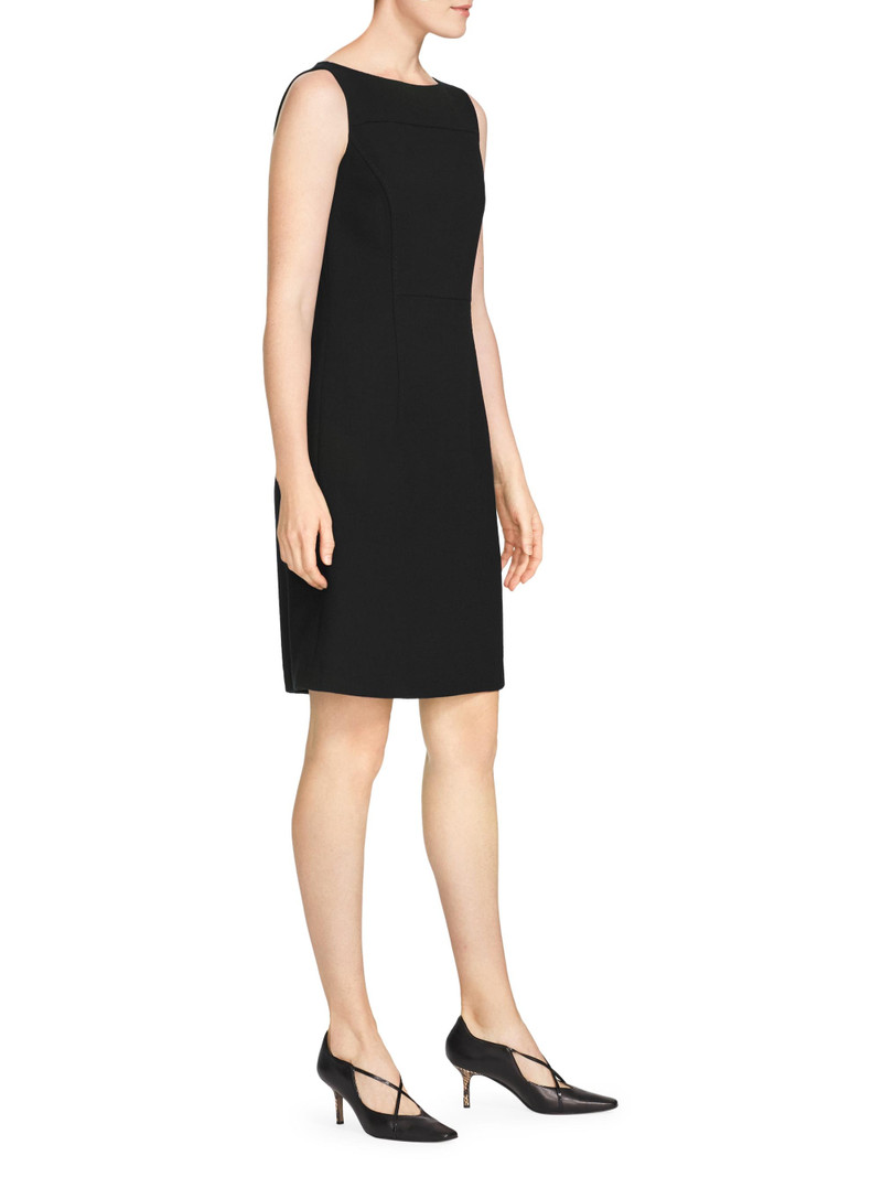 Women's Jojo Wool Shift Dress - Black 4