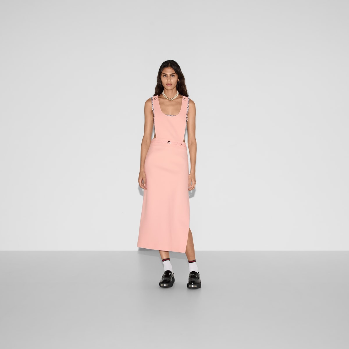 Wool silk crêpe dress - 2