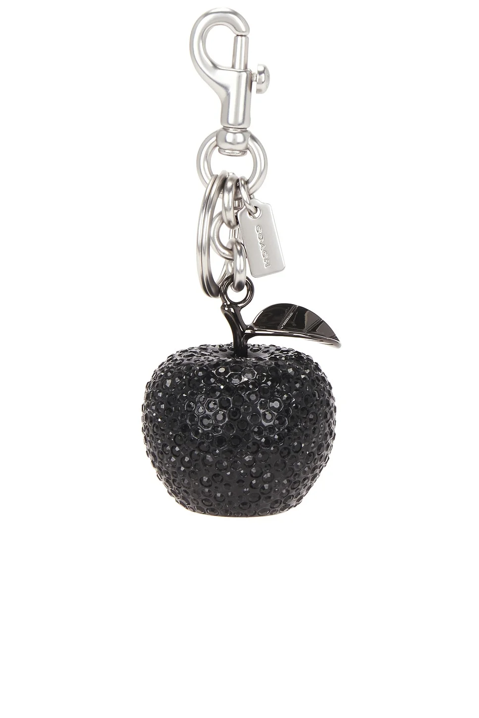 Small Crystal Apple Bag Charm - 1