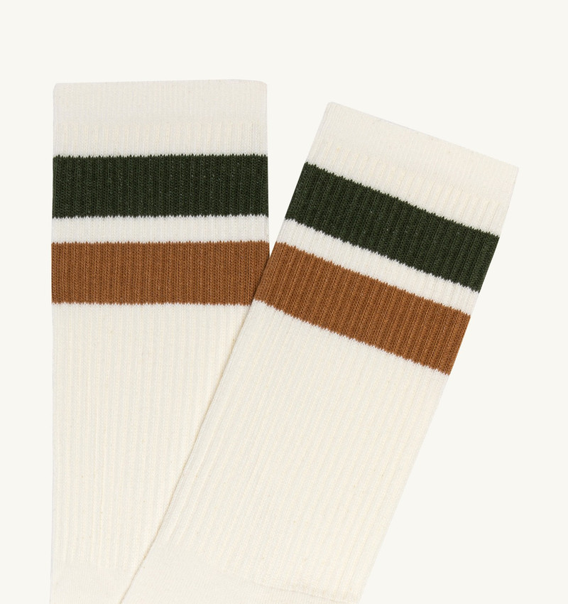 AUTRY UNISEX STRIPED JACQUARD LOGO SOCKS outlook