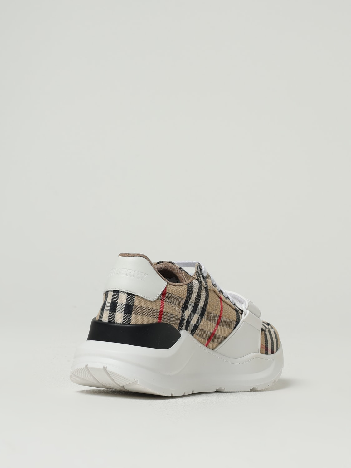 Burberry New Regis sneakers in fabric with jacquard Vintage Check - 3