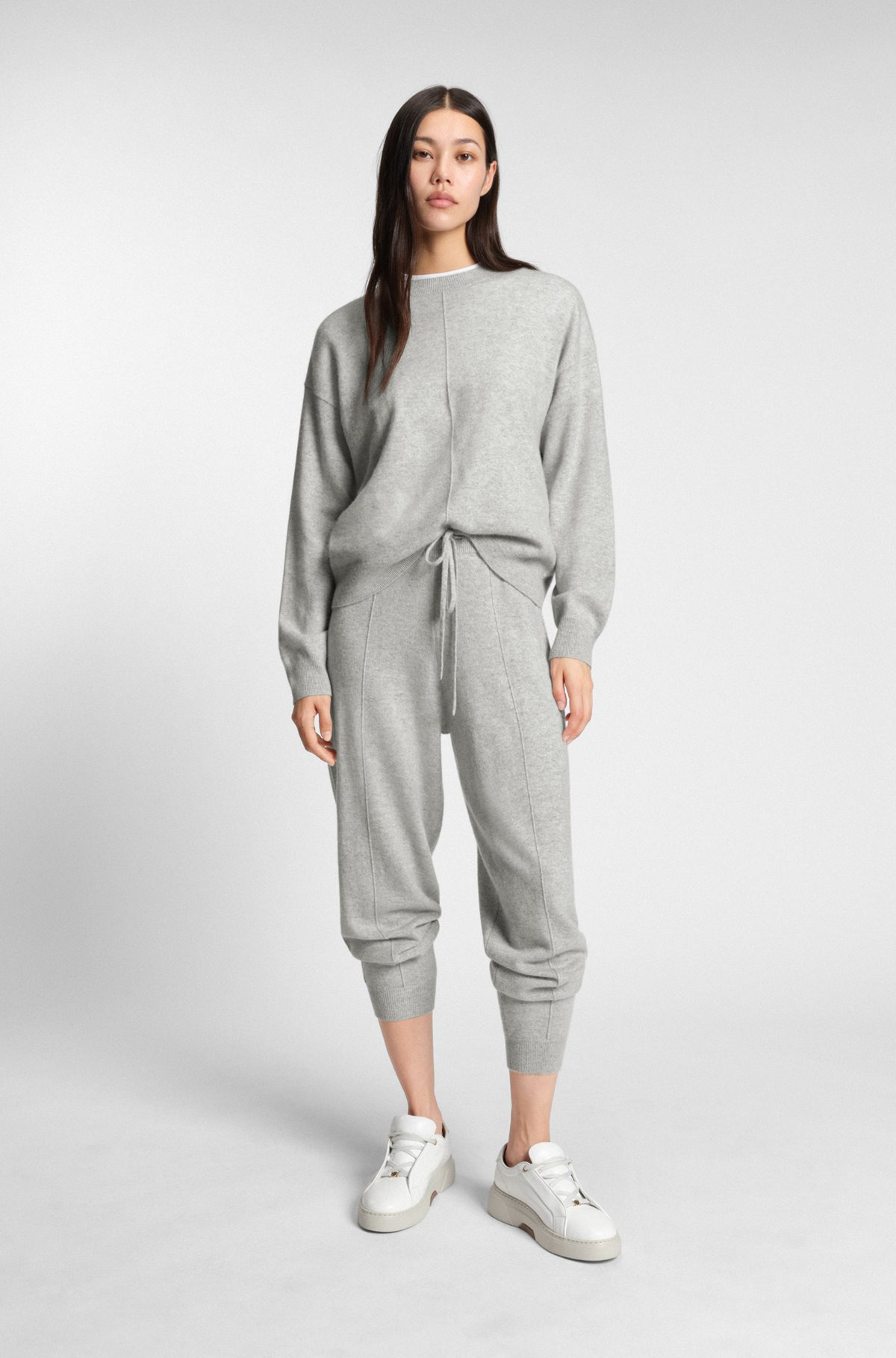 CUFFED TRACKSUIT BOTTOMS IN CASHMERE - 3