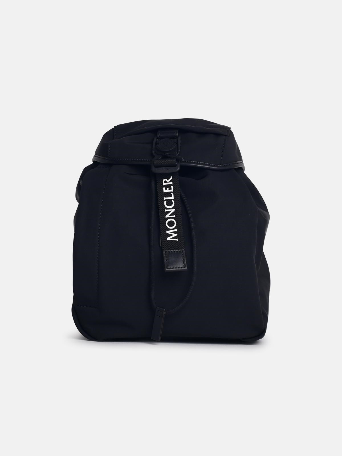 'TRICK' BLACK NYLON BACKPACK - 1