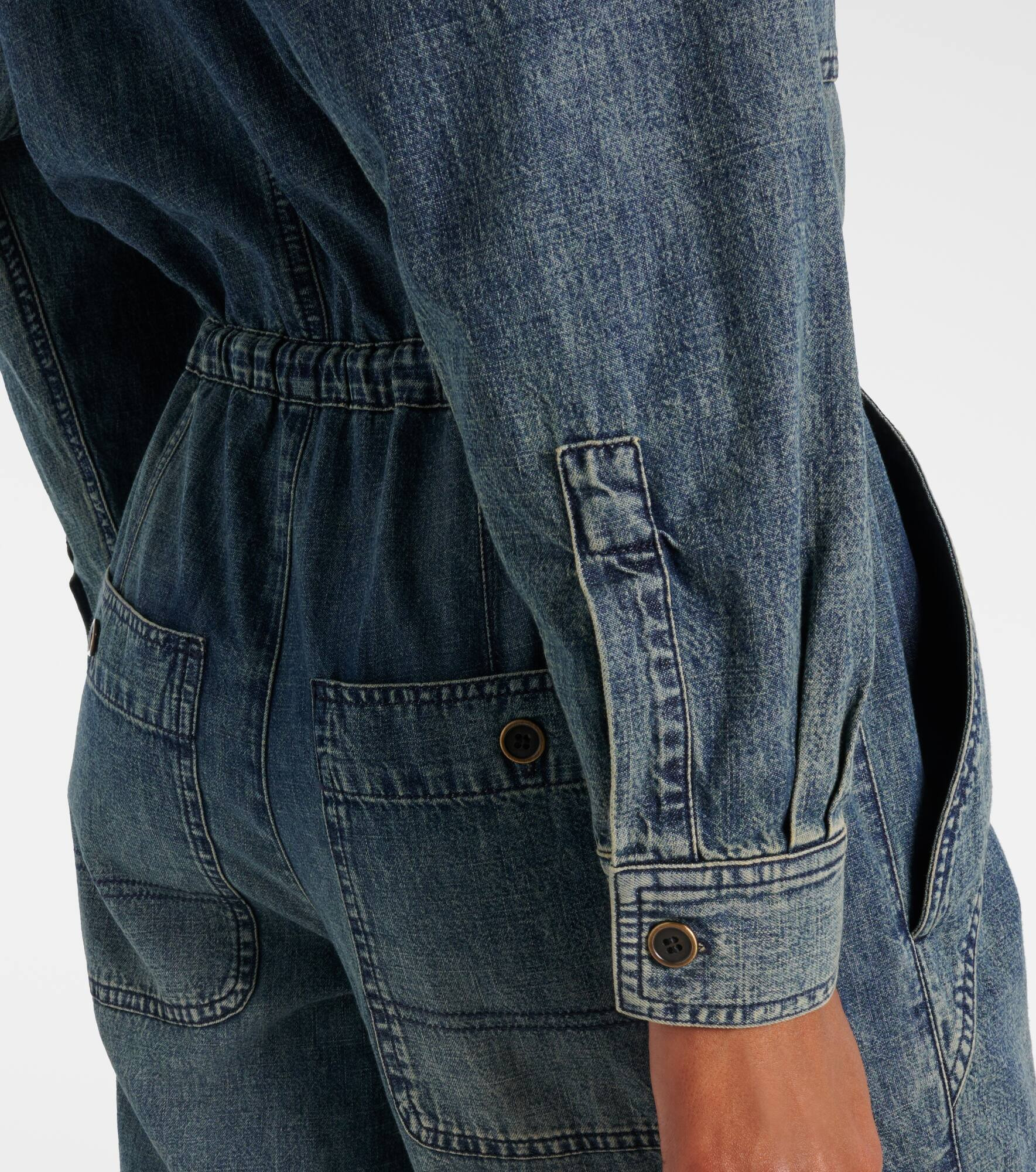 Denim jumpsuit - 5