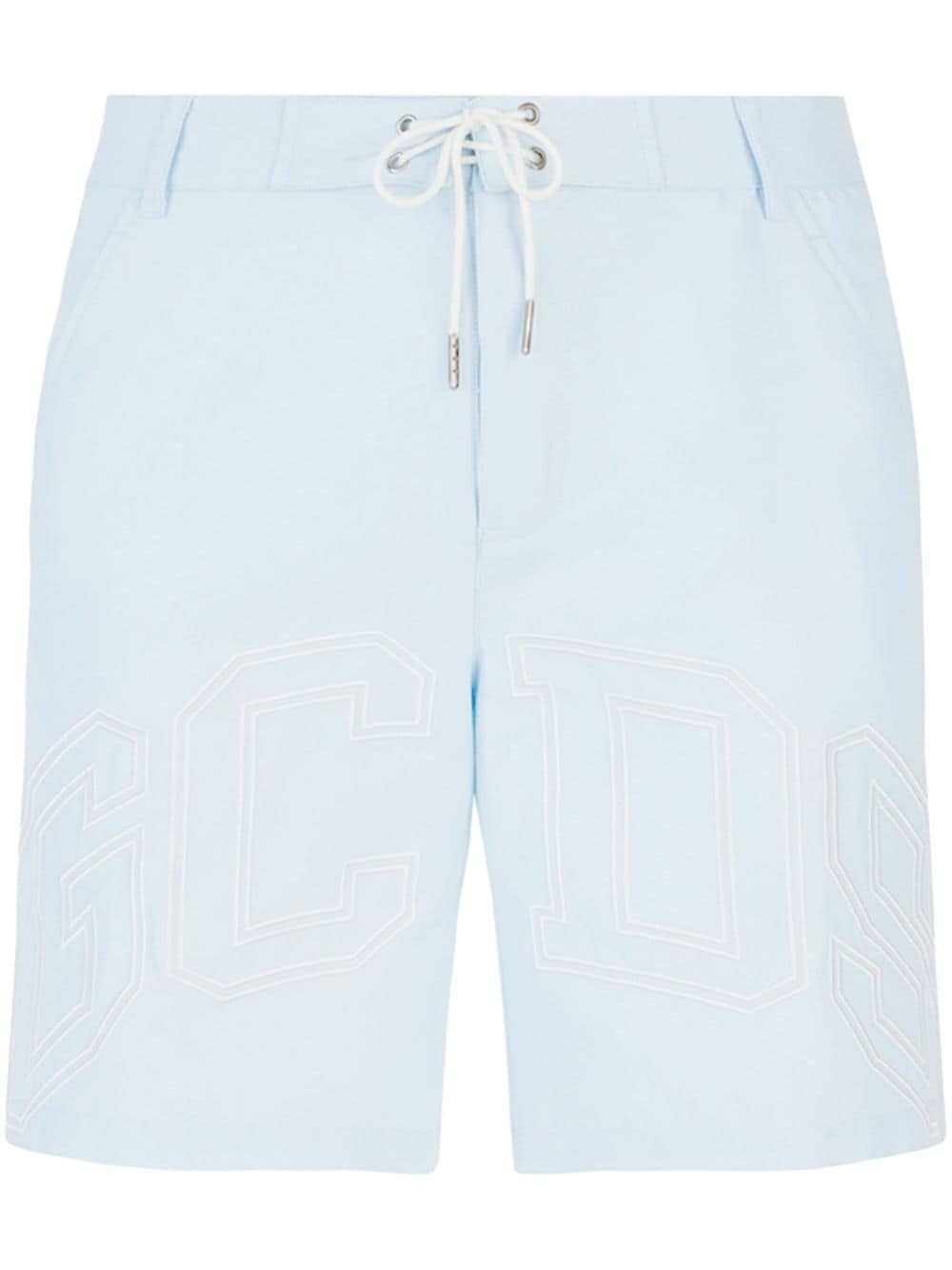 logo-print swim shorts - 1