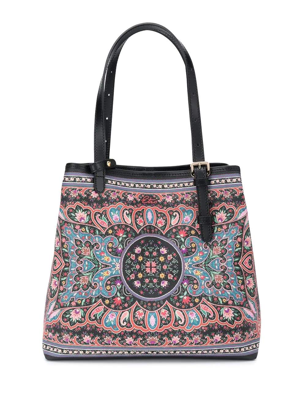 floral-print tote - 1