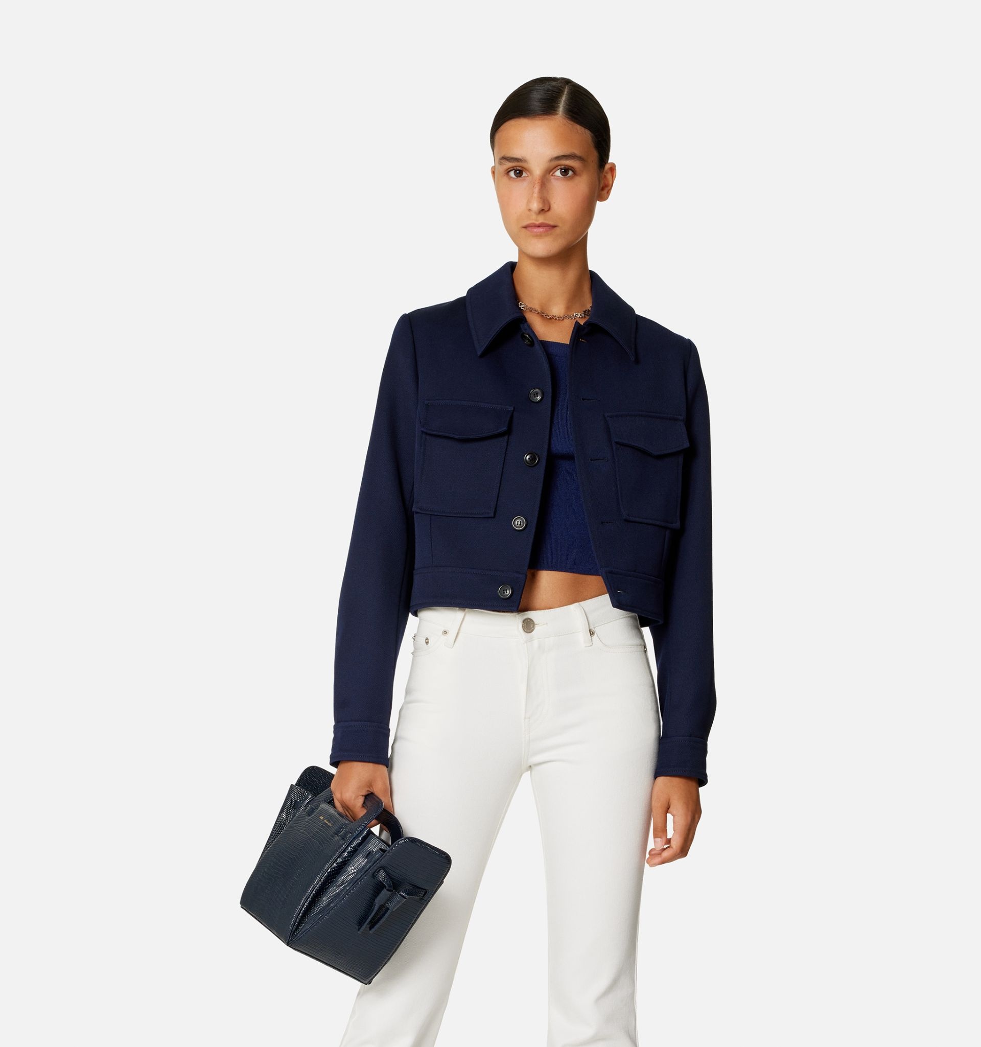 Buttoned Short Jacket - 2
