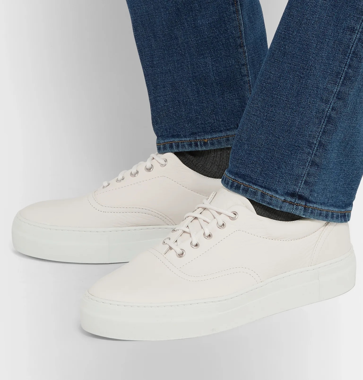 Iseo Full-Grain Leather Sneakers - 5