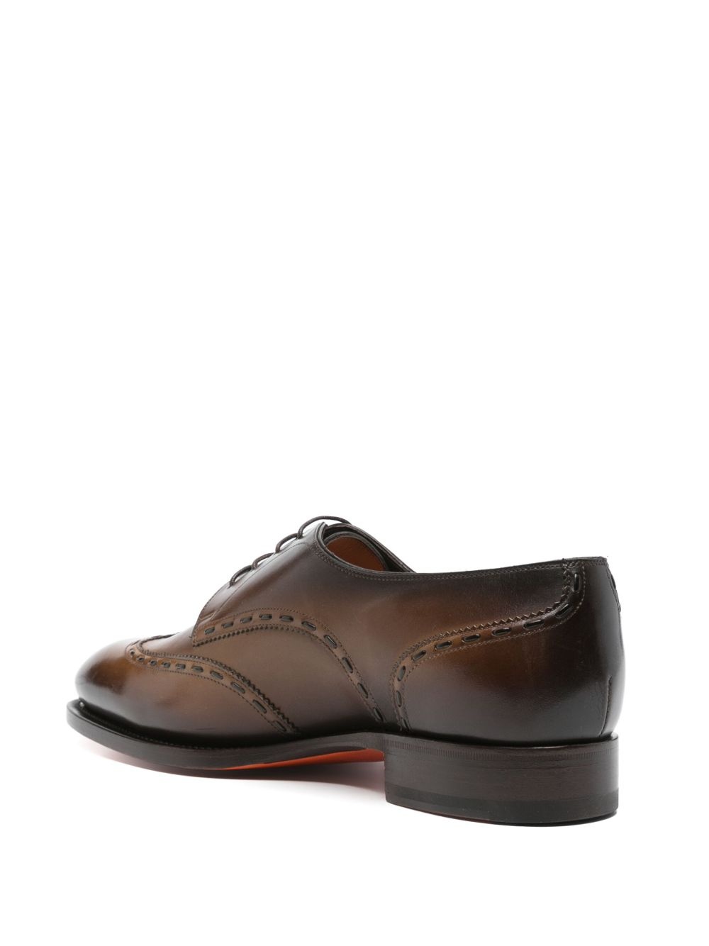 leather derby shoes - 3