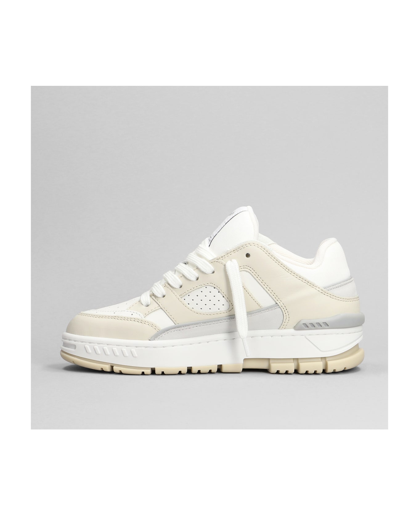 Area Lo Sneaker Sneakers In Beige Leather - 3