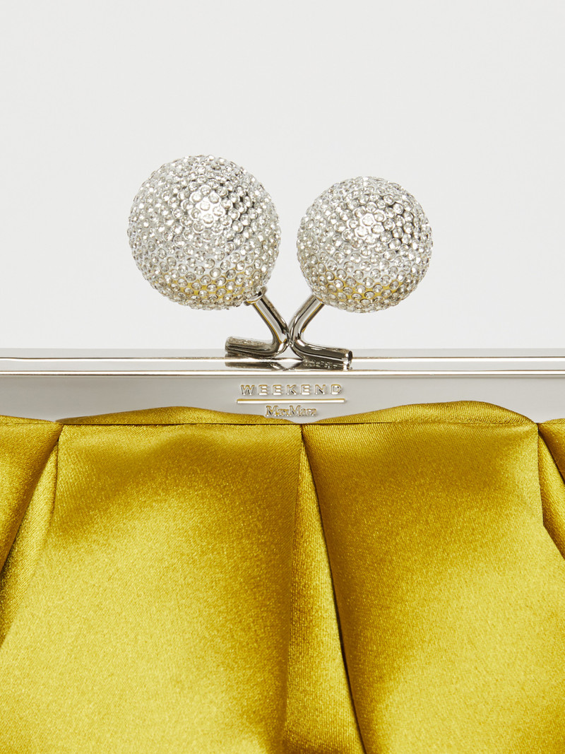 EMMY Small satin Pasticcino Bag with rhinestones 5