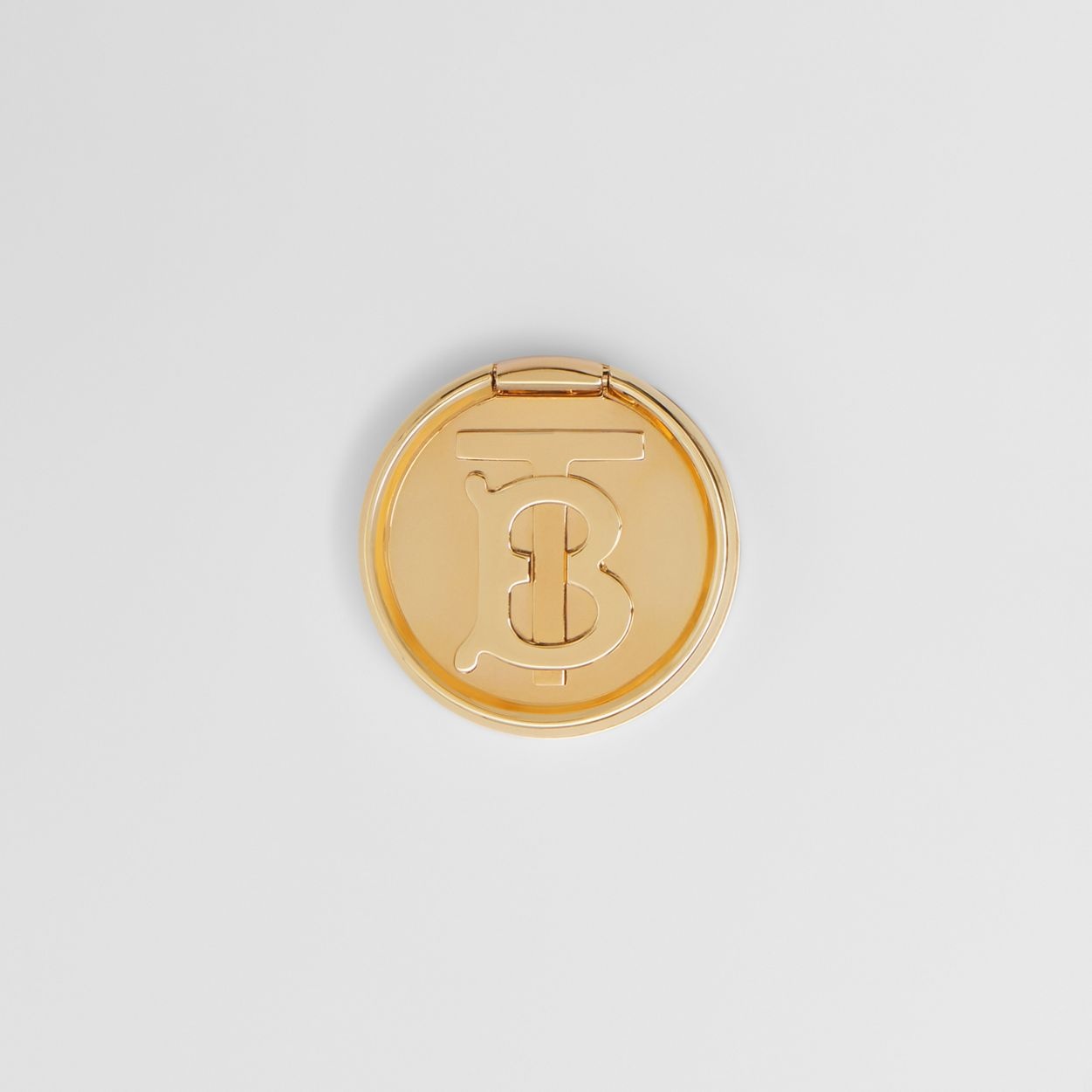 Gold-plated Monogram Motif Phone Ring - 1