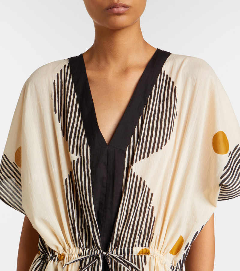 Amira printed cotton kaftan 3