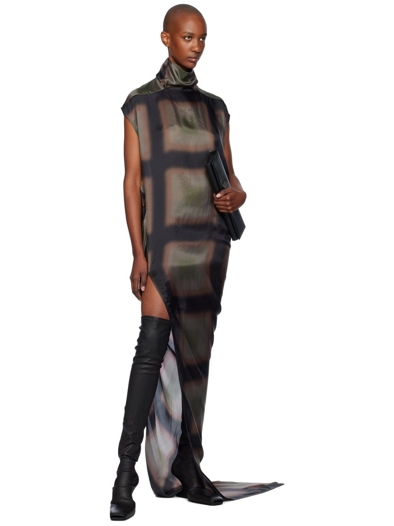 Rick Owens Brown Porterville Edfu T Maxi Dress outlook