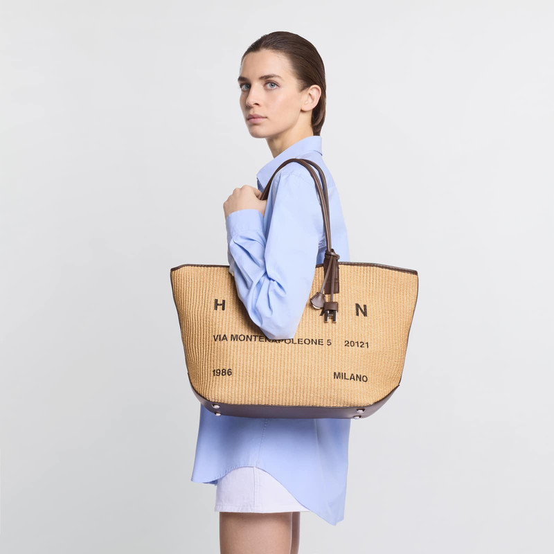 Hogan Script Shopping Bag Medium 8