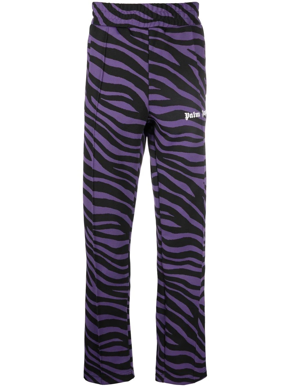 zebra-print track pants - 1