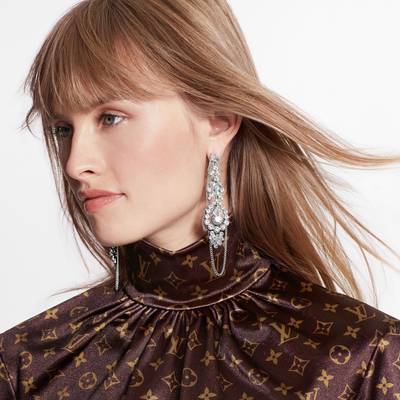 Louis Vuitton Strass Pendant Earrings outlook