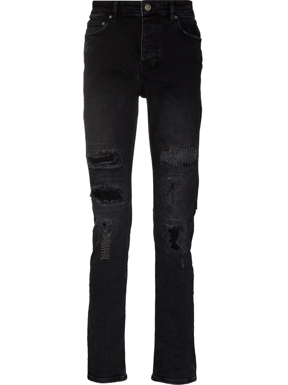 Ether straight-leg skinny jeans - 1