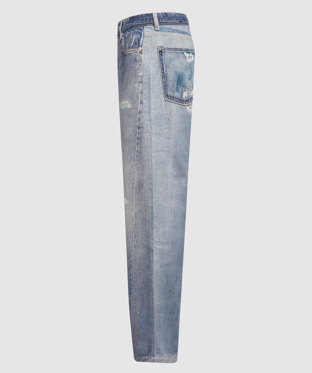 Denim third cuts jean - 2