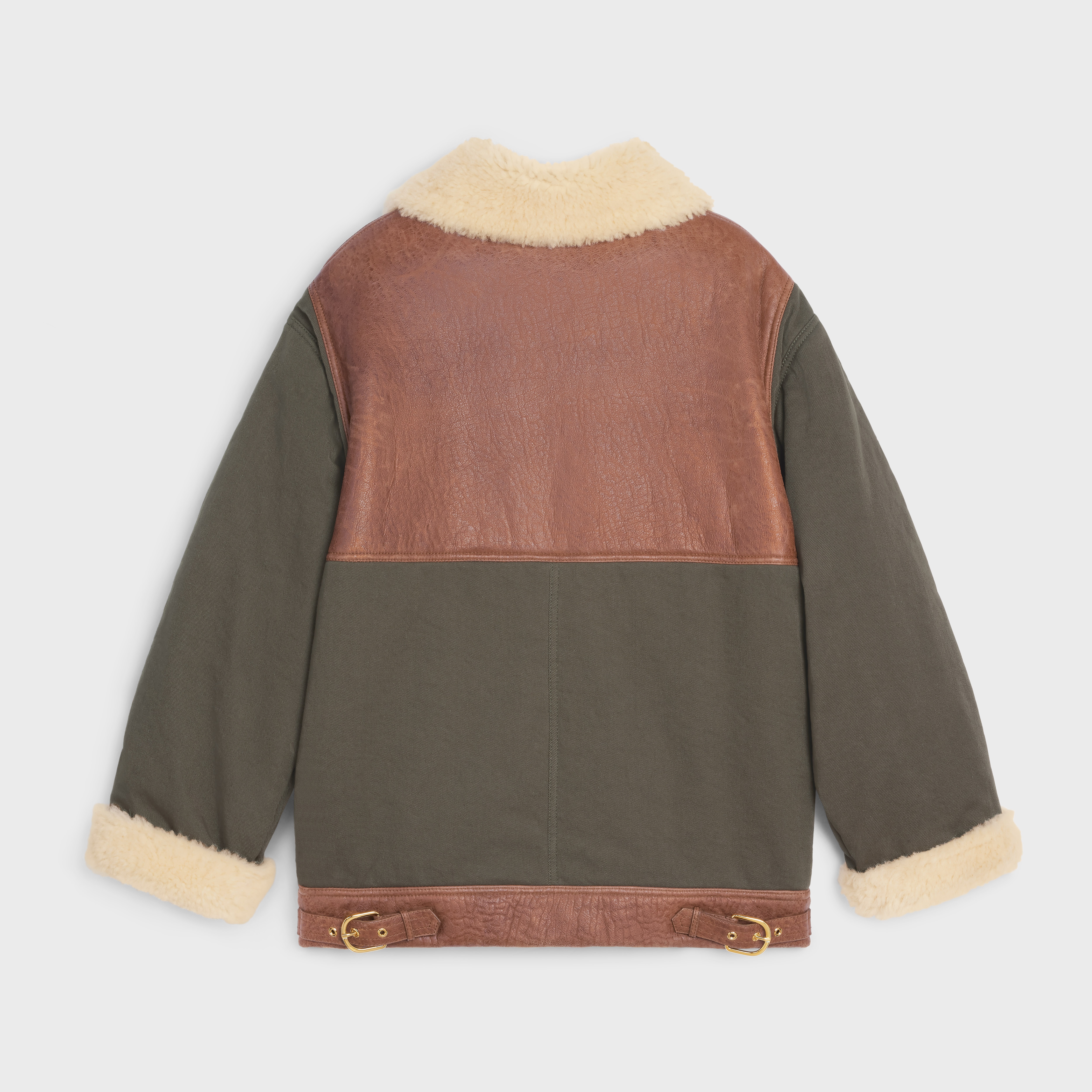 CELINE ARMY COAT IN VINTAGE SHEARLING - 2