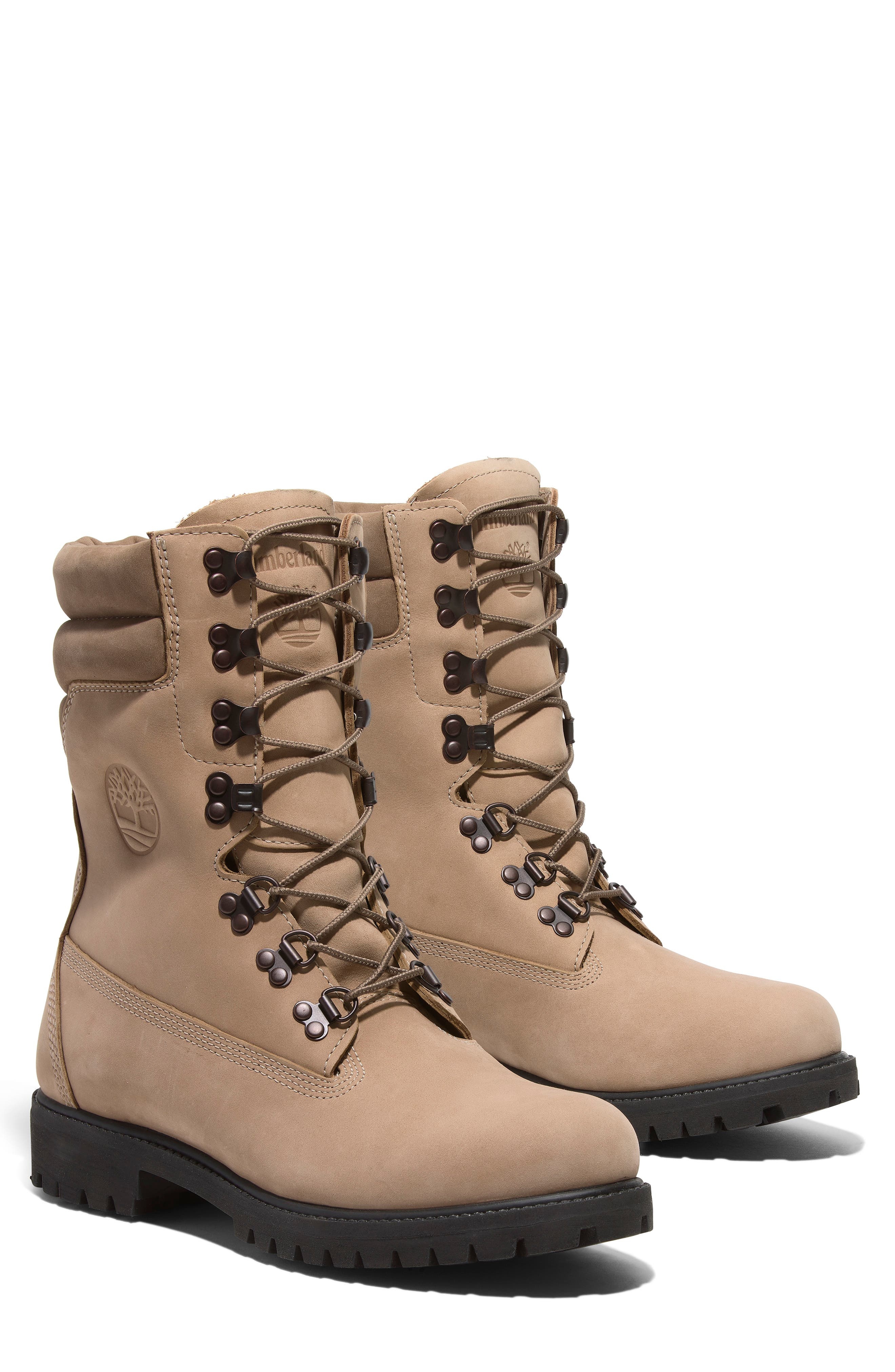 Timberland Premium Waterproof PrimaLoft® Insulated Super Boot in Medium Beige Nubuck at Nordstrom - 7