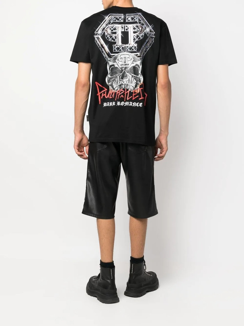 PHILIPP PLEIN logo-print short-sleeve T-shirt outlook