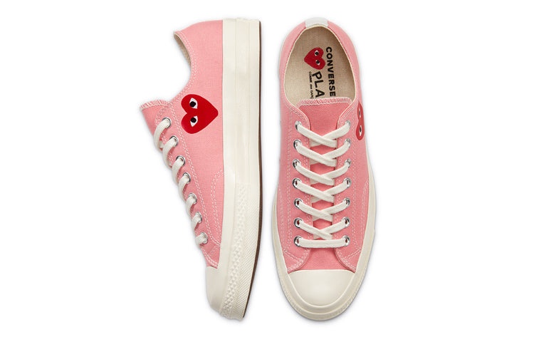 Converse x COMME des GARCONS PLAY Chuck 70 Low 'Bright Pink' 168304C - 5