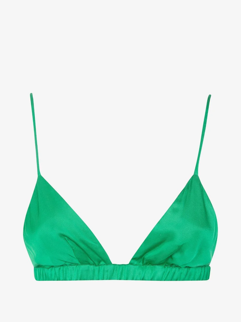 Nina triangle-cup elasticated-band top - 1