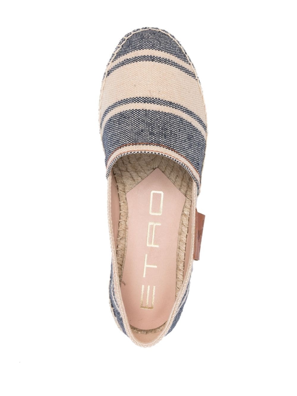 striped canvas espadrilles - 4