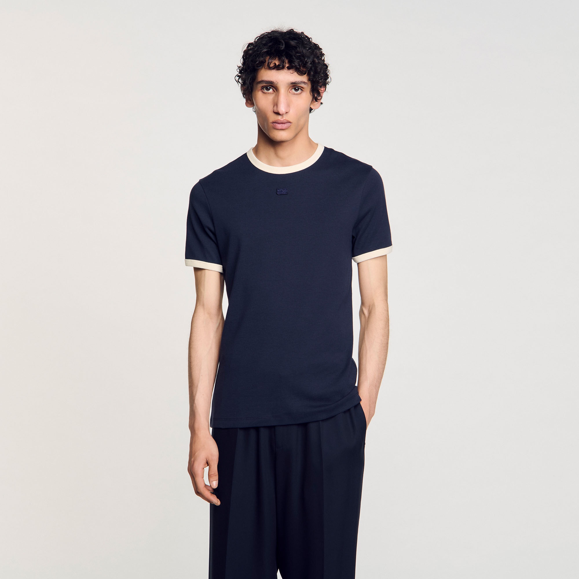 TWO-TONE PATCH T-SHIRT - 4